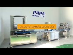 Linha de produção automática completa de Maamoul do fabricante do Mooncake para vendas