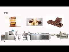 Papai venda quente P308 chocolate barra de energia de proteína linha de produção de teste de vídeo